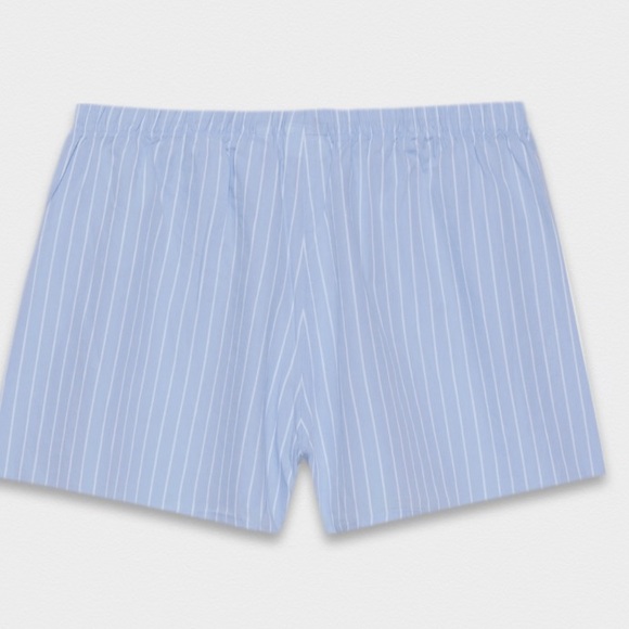 Aritzia Other - Wilfred Light Blue Striped Athletic Shorts